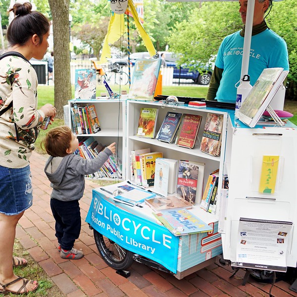 BPL by Bike Boston Public Library