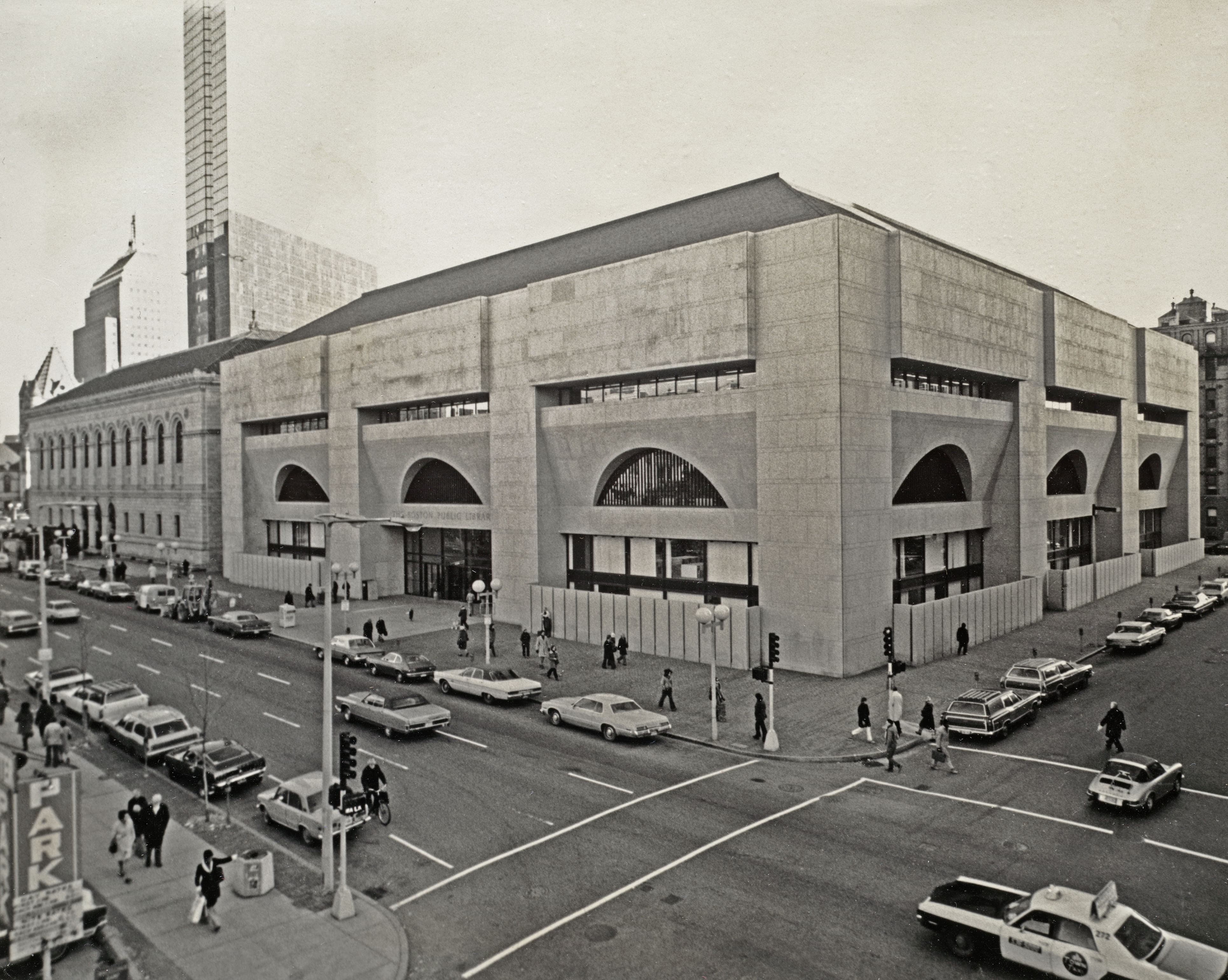 Photo of he exterior of the Johnson Building as it looked prior to the renovation