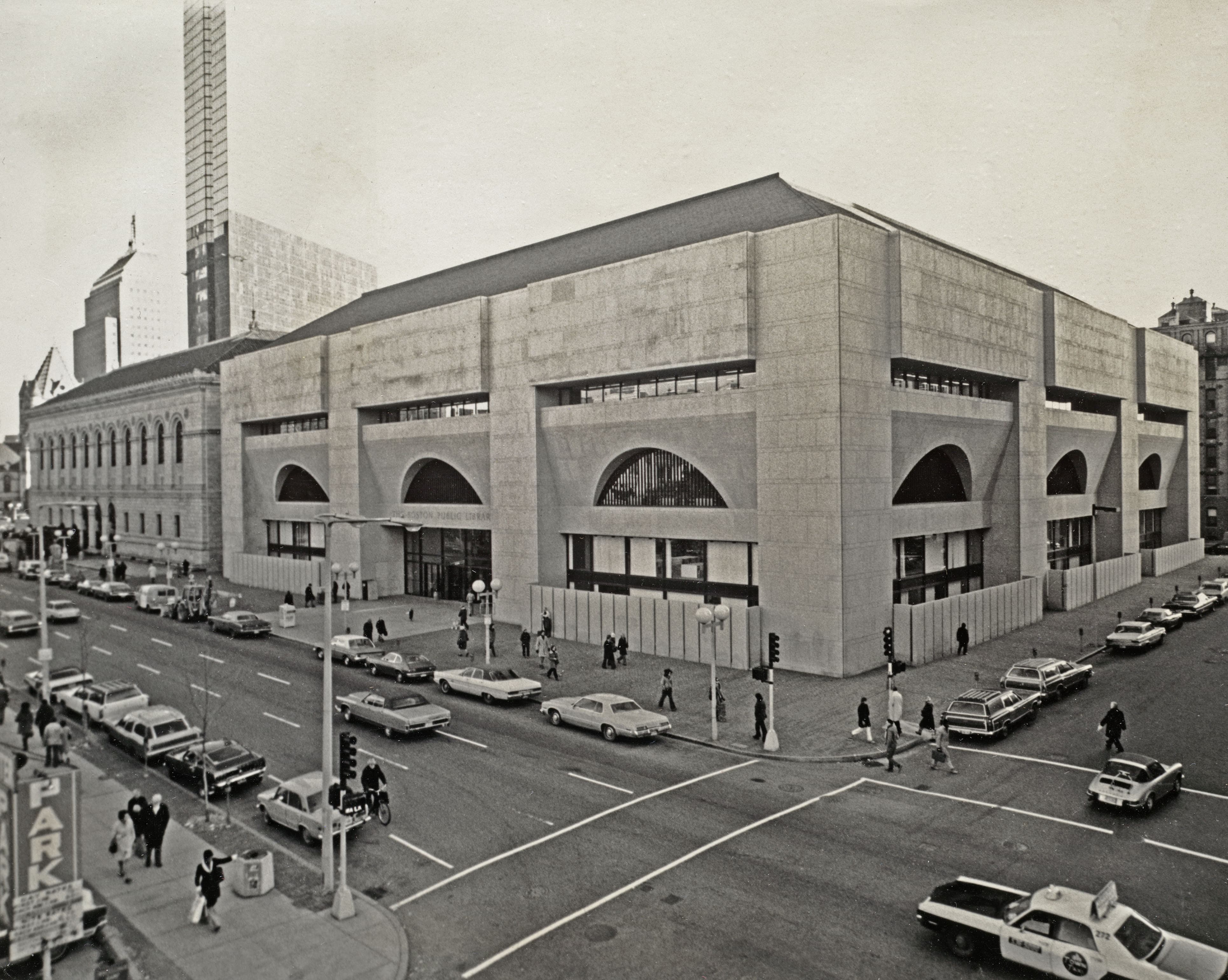 Johnson Building (Now called the Boylston Street Building) Photo of he exterior of the Johnson Building as it looked prior to the renovation