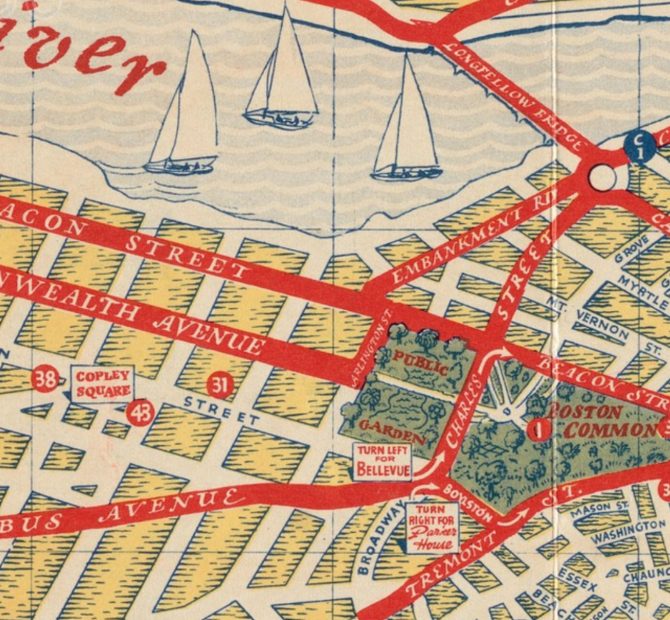 Boston Tourist Map