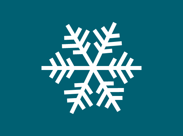 Snowflake on turquoise 6 Snowflake on turquoise 6